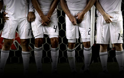 You need real balls to play football!