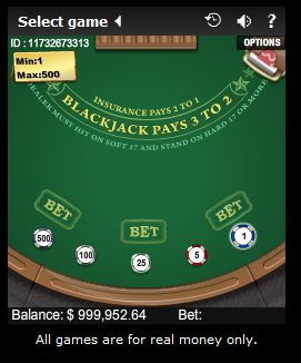 Blackjack Mini